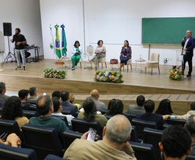 Cerimônia de inauguração do Laboratório de Inteligência Artificial e Boas-Vindas a 1ª Turma de IA. 26/03/2016. Foto: Beto Monteiro/Ascom GRE